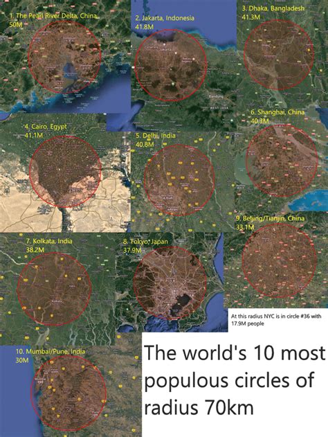 Map of Global Population Density - Full Map : r/China