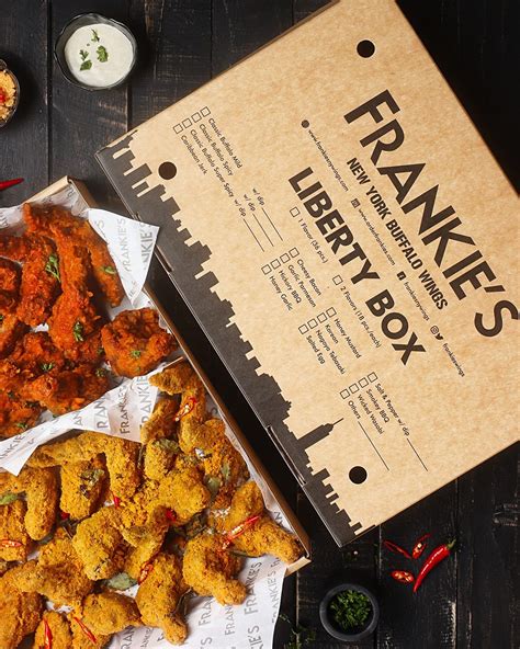 Get 36 Frankie's chicken wings in one box