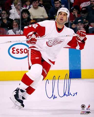 Chris Chelios autographed 8x10 Photo (Detroit Red Wings)