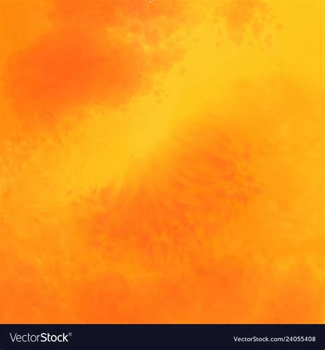 Abstract yellow and orange watercolor texture Vector Image