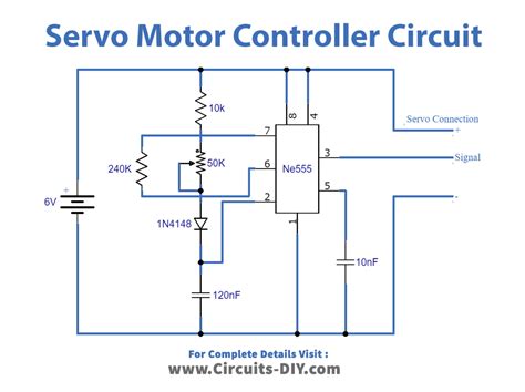 Servo Motor Controller Using 555 IC