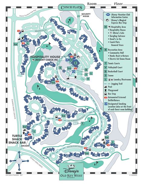 Old Key West Map | Key west resorts, Disney vacation club, Key west disney