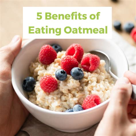 The 5 Benefits of Eating Oatmeal