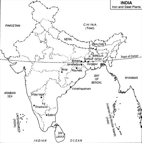 Iron And Steel Industry In India Map | Zip Code Map