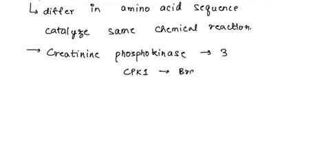 SOLVED: Why are there different isozyme forms of enzymes in biological systems? Show examples to ...