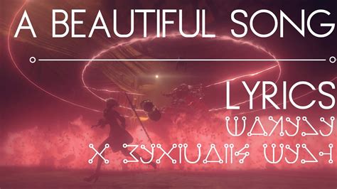 Nier Automata A Beautiful Song Lyrics Language - Insemne ho gresi hjaltär renta rura vresti ...