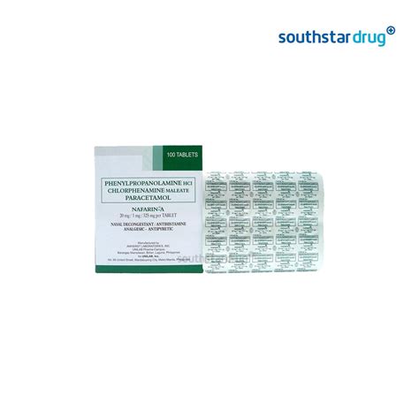 Buy Nafarin A Tablet - 20s Online | Southstar Drug