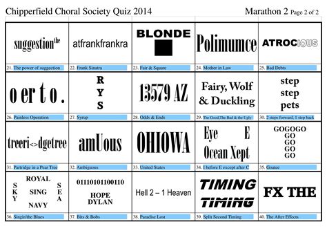 Marathon 2 Dingbats Answers Page 2.jpg (3508u00d72479) | Quiz with answers, Word brain teasers ...