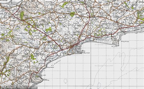 Historic Ordnance Survey Map of Pwllheli, 1947