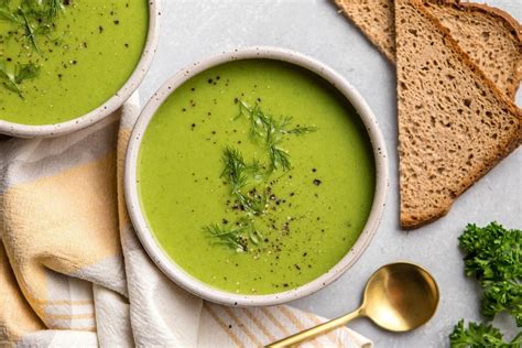 Green Pea Soup (Dairy-Free + 6 Ingredients!) - From My Bowl