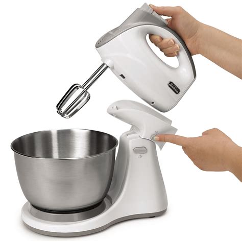 Sunbeam® Hand & Stand 5-Speed Mixer, White FPSBHS0301 - Sunbeam