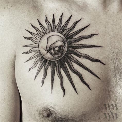 The All-seeing by Michal Warda (@ wardatattoo) #dotwork #tattoo # ...