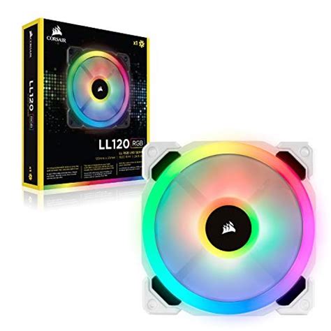 Lian Li UNI Fan SL120 Black vs Corsair LL120 RGB White Case Fan ...