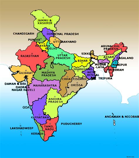 Political Map Of India Map Of India Political Souther - vrogue.co