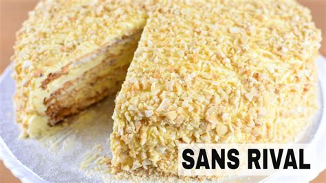 Sans Rival Cake Recipe | How to Make Sans Rival - YouTube