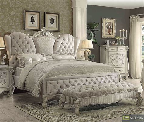 victorian Traditional Bedroom Set MCACB21130 | Upholstered bedroom set, Upholstered bedroom ...