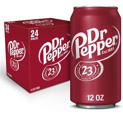 Dr Pepper Soda, 12 fl oz cans, 24 pack - Walmart.com - Walmart.com