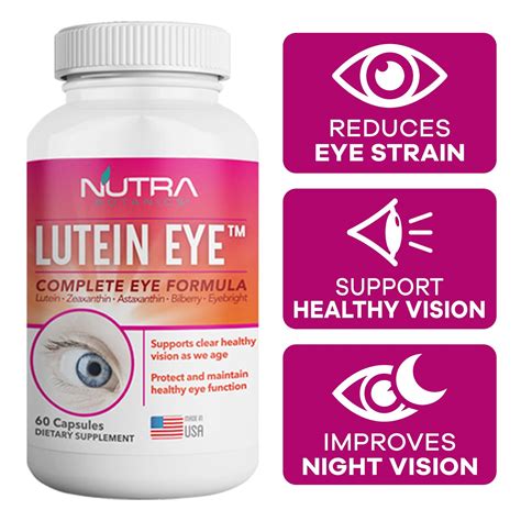 Nutra Botanics Lutein Eye Supplement + Zeaxanthin, Bilberry | NTUC FairPrice