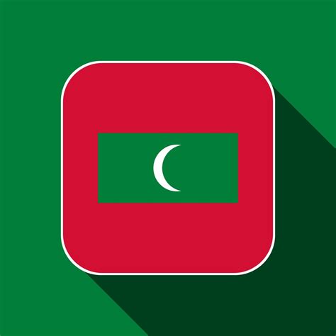 Maldives flag, official colors. Vector illustration. 11587515 Vector ...