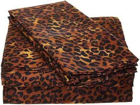 Buy Animal Print Sheet Sets, Animal Print Sheets – Leopard Print Bed Sheets - Animal Print Bed ...