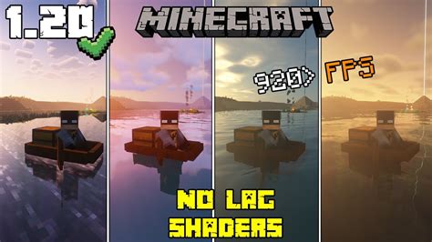 [1.20.6] 5 Best Low End Shaders for Minecraft 1.20.6 | High FPS Minecraft Shaderpacks 1.20.6 ...