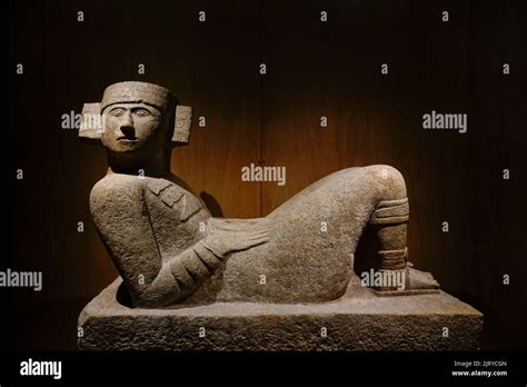 Chac Mool sculpture, National Anthroplogy Museum, Chapultepec Park ...