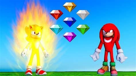 SONIC MOVIE ADVENTURE *How to get ALL Chaos Emeralds, Knuckles and ...