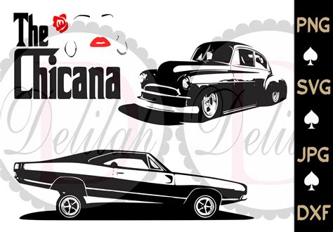 Lowrider Car Decal SVG/PNG Cholo SVG Chicana Svg | Etsy