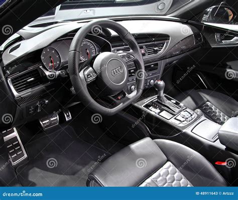 Audi RS7 editorial stock photo. Image of board, machine - 48911643