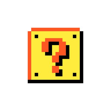 Editing Mario Lucky Block - Free online pixel art drawing tool - Pixilart
