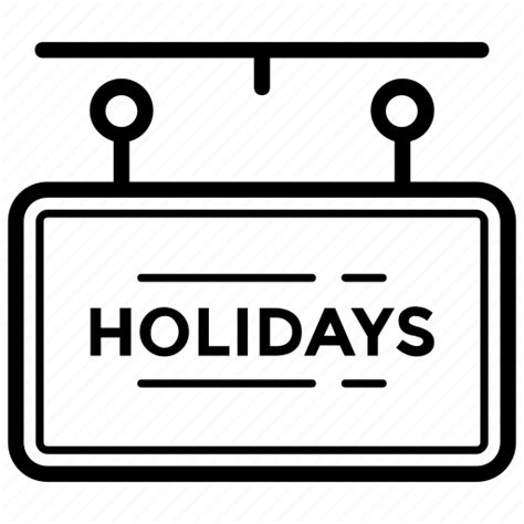 Closed, holidays banner, holidays tag, public holiday, vacations closing icon - Download on ...