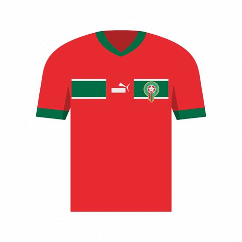 Morocco, soccer, football, jersey, shirt, world cup, qatar icon ...