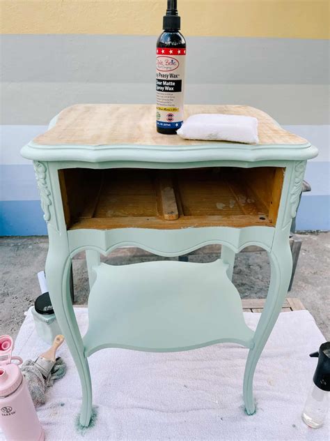 How to Paint Veneer Furniture - at home with Ashley