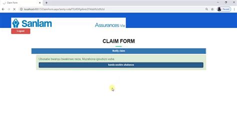 SANLAM VIE PLC online claim services RWANDA - YouTube
