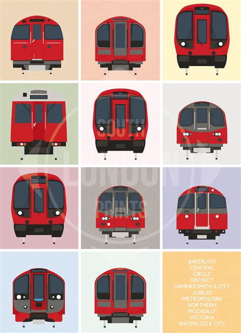 London Underground Map Posters, London Underground Train, London ...