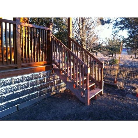 28-in x 5-ft Metal Skirting Panels Lowes.com | Deck skirting, Skirting, Mobile home skirting