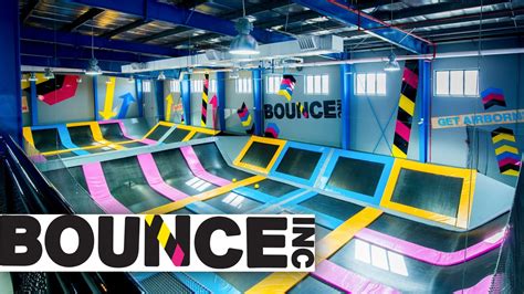 Bounce Inc. 2015 AMAZING INDOOR TRAMPOLINE PARK - YouTube