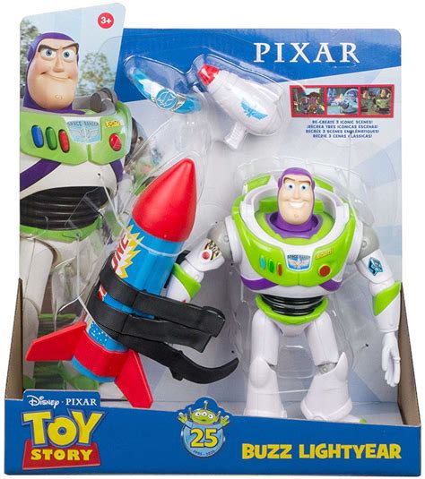 Toy Story 25th Anniversary Buzz Lightyear Action Figure Mattel - ToyWiz