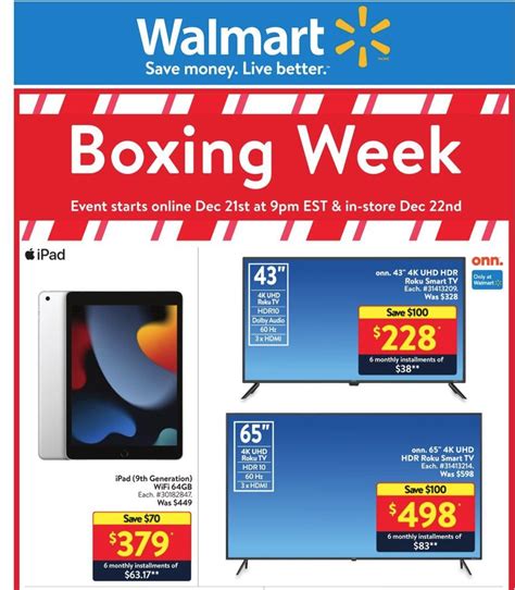 Walmart Canada Boxing Day/Week Flyer Deals 2022 Live Now - Hot Canada ...