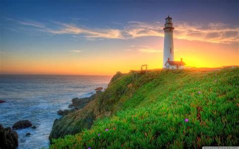 picture collection: christmas lighthouse wallpaper