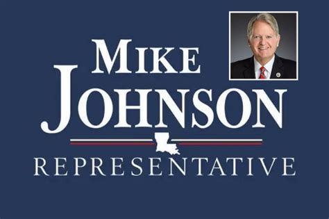 State Rep Mike Johnson calls for Republican unity in the selection for ...