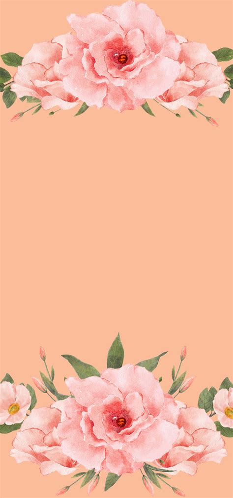 Download Bright and cheerful peach color background | Wallpapers.com