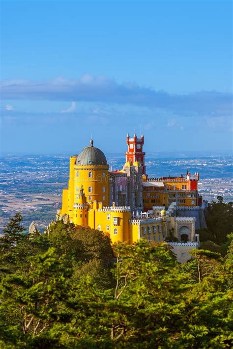 Pena Palace in Sintra - Portugal Stock Image - Image of palacio, lisboa: 92539343