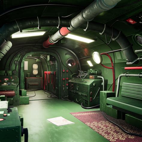 ArtStation - Ship interior