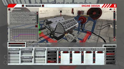 Realistic Engine Building Game