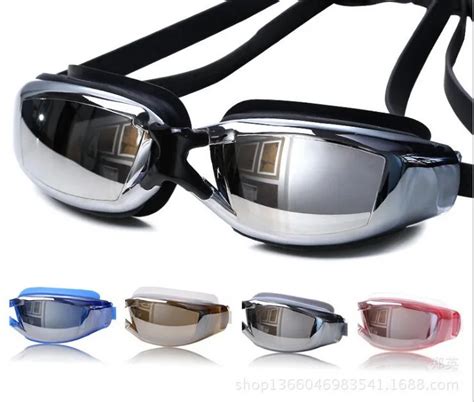 BY dhl 100pcs Anti fog Waterproof UV Protection Prescription Optical Glasses Swimming Goggles ...