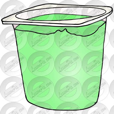 Jello Picture for Classroom / Therapy Use - Great Jello Clipart