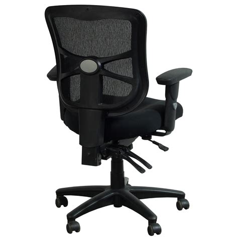 Ergo Used Mesh Mid-Back Task Chair, Black - National Office Interiors ...