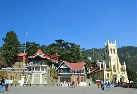 Mall Road Shimla editorial photography. Image of shimla - 99353372