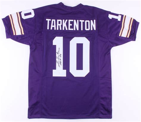 Fran Tarkenton Signed Jersey Inscribed "HOF 86" (JSA) | Pristine Auction